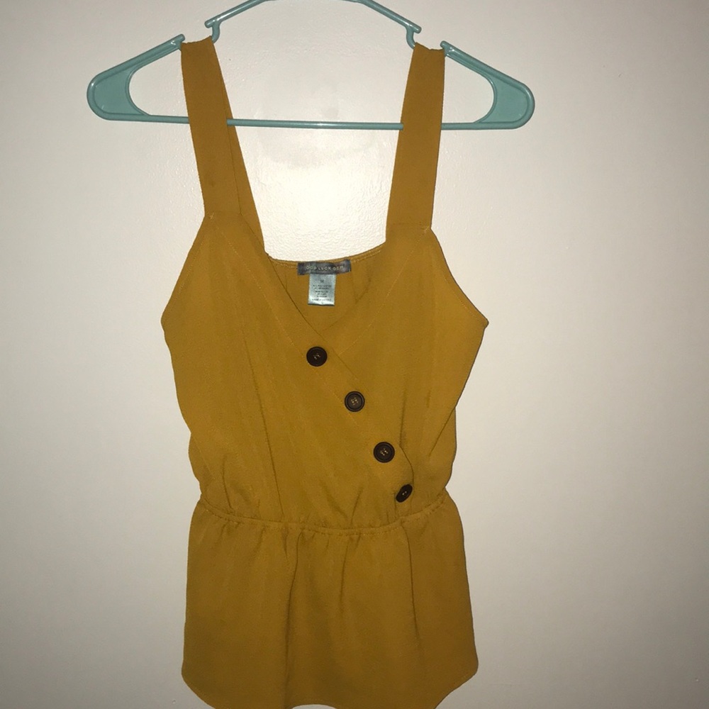 Yellow blouse